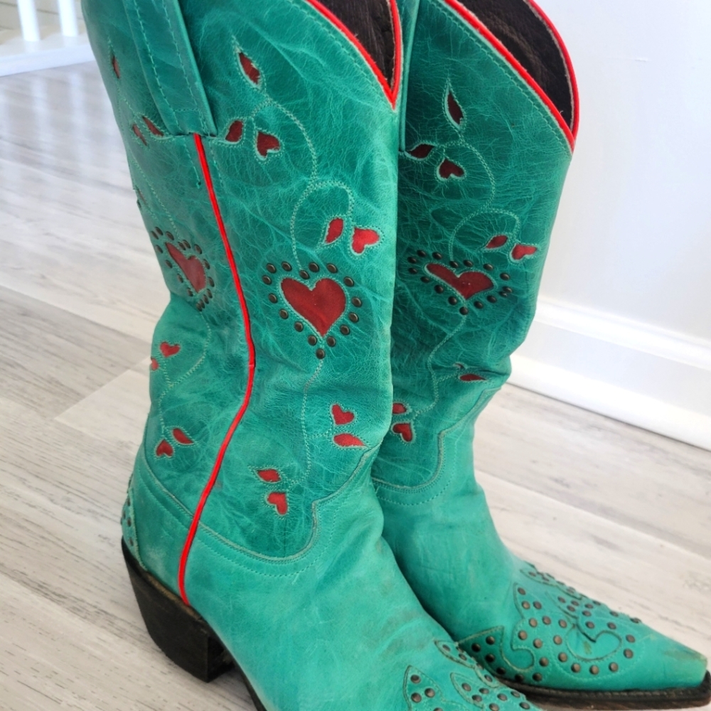 Vaccari womens cowboy boots 6.5